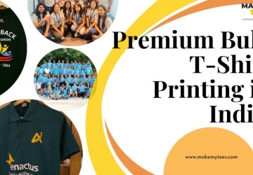 Premium Bulk T-Shirt Printing in India for Businesses, Startups & Corporates